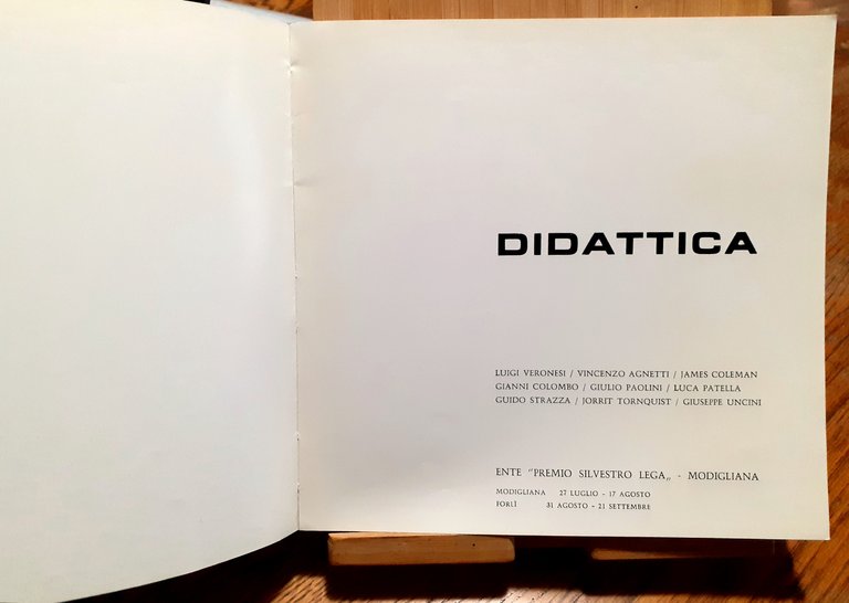 Didattica. Luigi Veronesi / Vincenzo Agnetti / James Coleman / … | Immagine Gallery 2