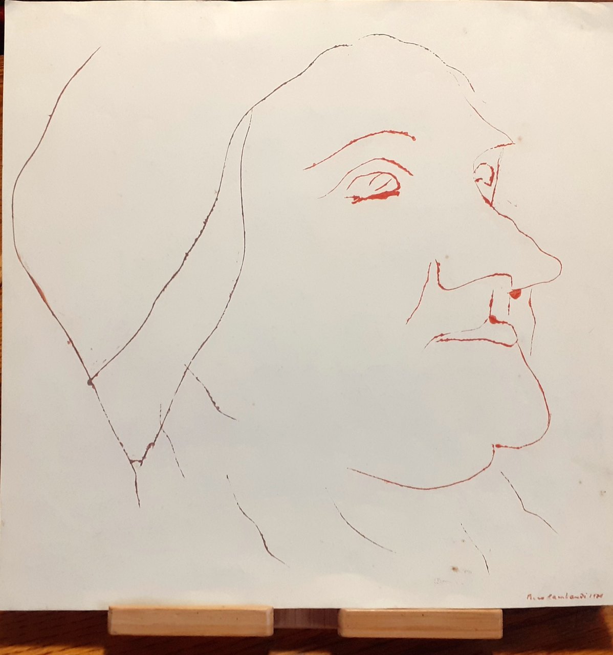 Disegno origina di Piero Rambaudi 1979