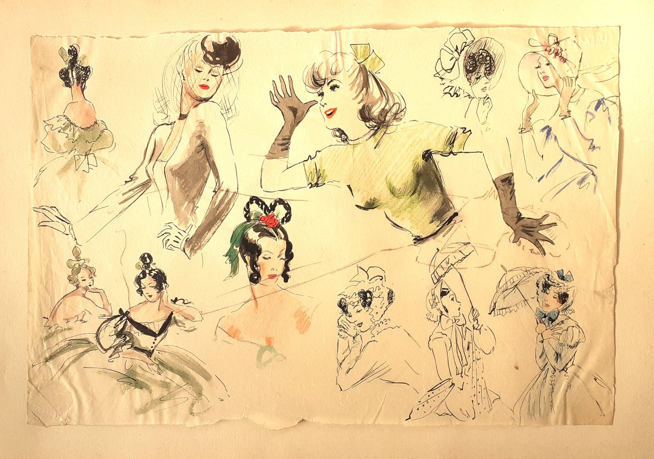 Disegno originale anni ' 50 autore sconosciuto | Immagine principale
