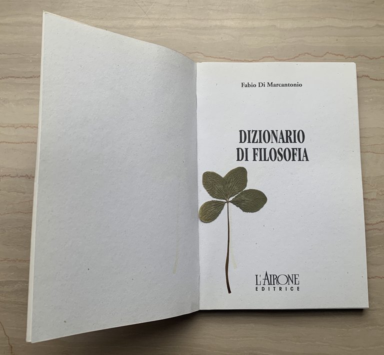 DIZIONARIO DI FILOSOFIA. Tutti i maestri, le opere e le …