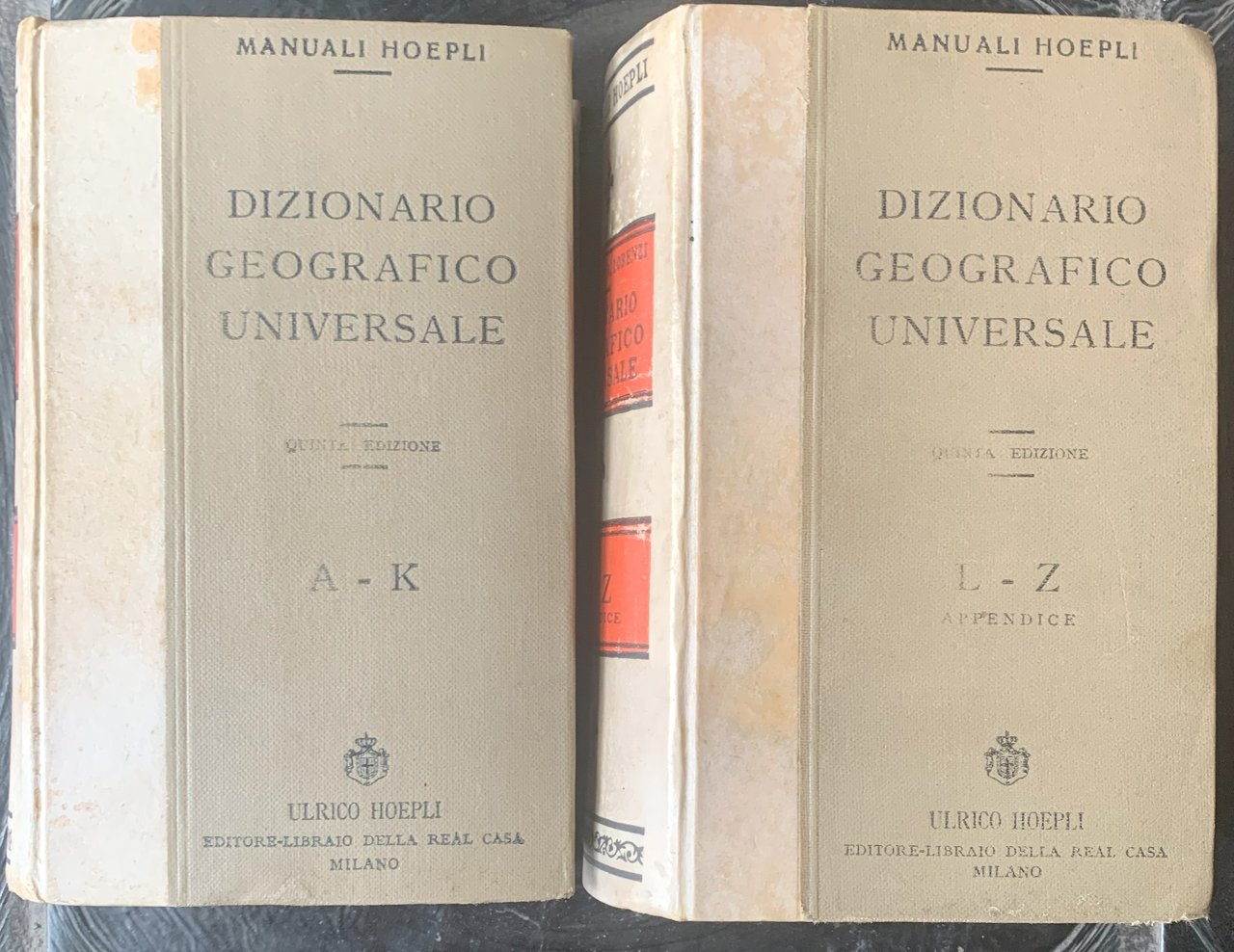 Dizionario Geografico Universale (Volume Primo: A-K - Volume Secondo: L-Z … | Immagine principale