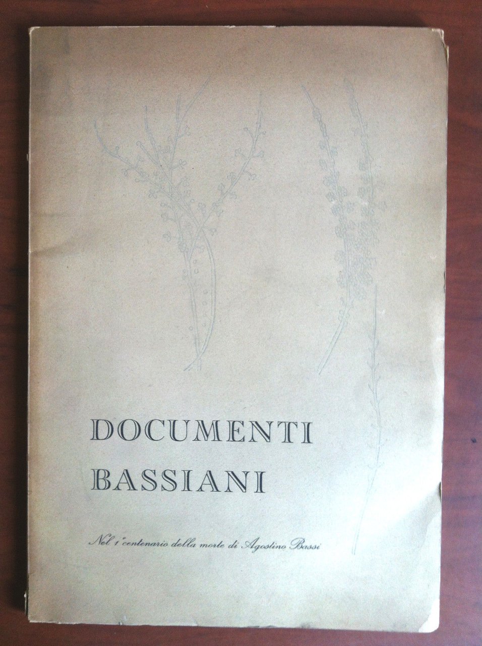 Documenti Bassiani Luigi Belloni 1956 - E14527 | Immagine principale