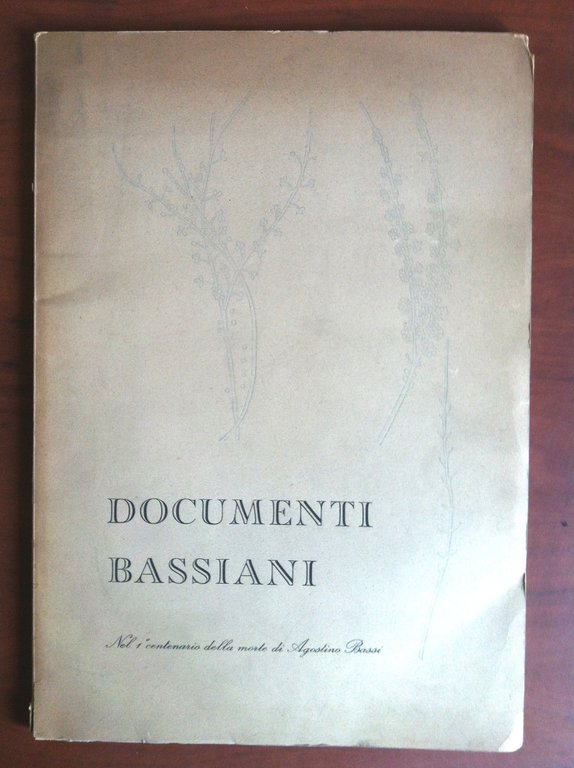 Documenti Bassiani Luigi Belloni 1956 - E14527