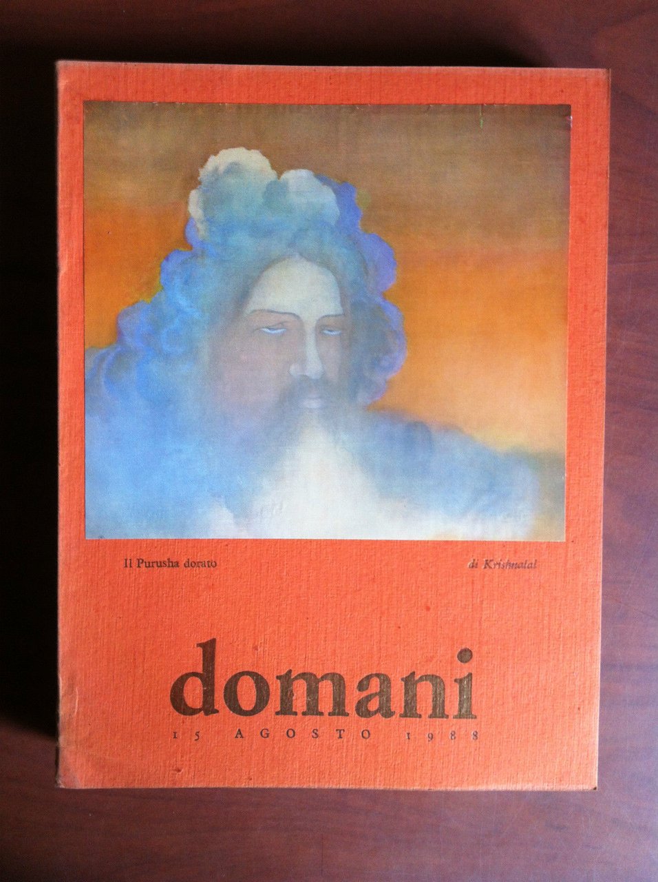 DOMANI 15 Agosto 1988 copertina Krishnalal - E11640