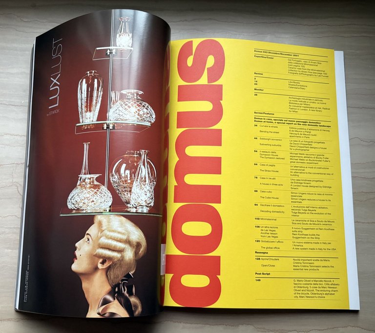 domus 843 Architettura/Design/Arte/Comunicazione / Architecture/Design/Art/Communication Dicembre/December 2001 | Immagine Gallery 2