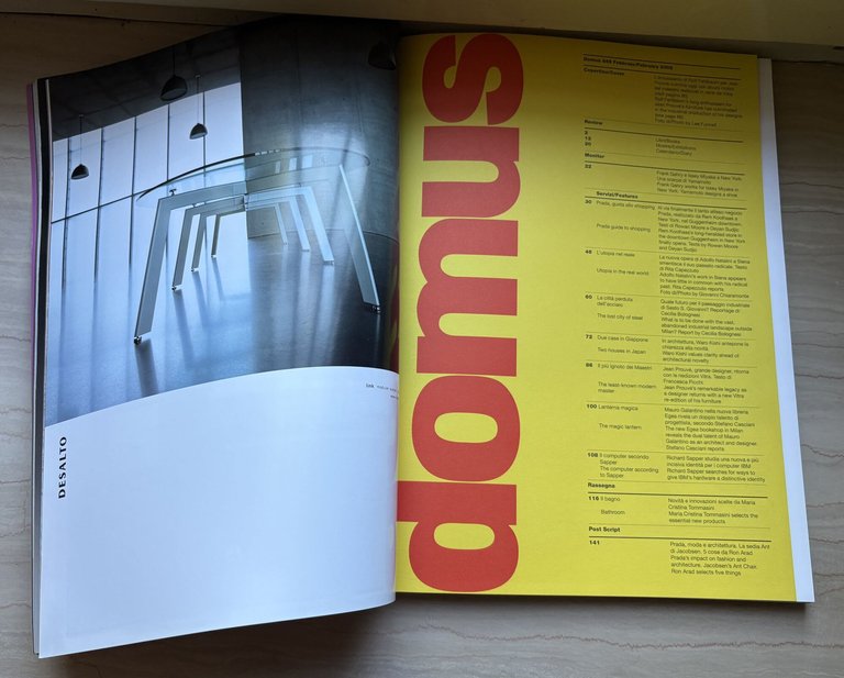 domus 845 Architettura/Design/Arte/Comunicazione / Architecture/Design/Art/Communication Febbraio/February 2002 | Immagine Gallery 2