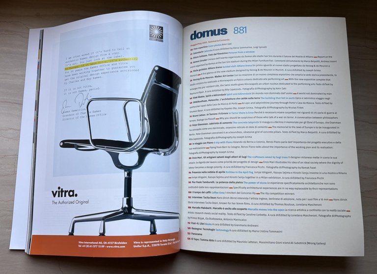 domus 881 Maggio I May 2005. Rivista mensile di Architettura, …