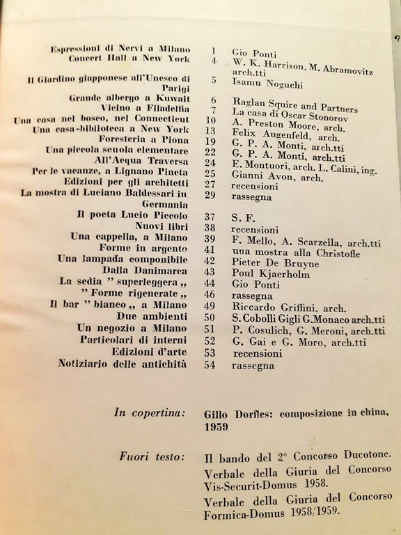 domus architettura arredamento arte N^352 marzo 1959 | Immagine Gallery 2