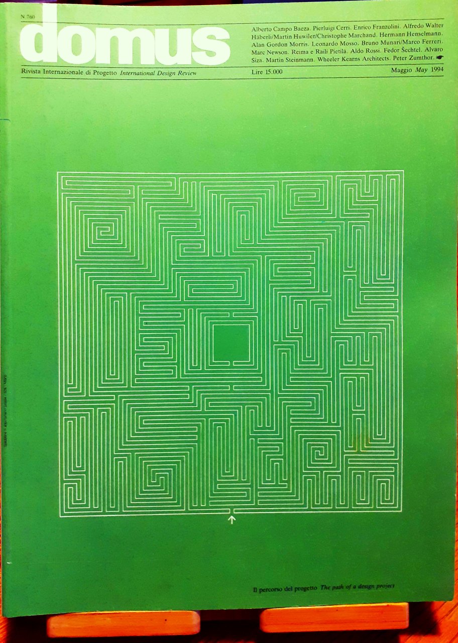 domus architettura design arte comunicazione 1994 n^ 760