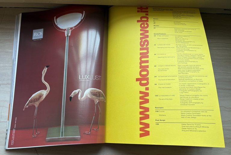 domus. Architettura/Design/Arte/Comunicazione / Architecture/Design/Art/Communication Giugno/June 2002 N. 849