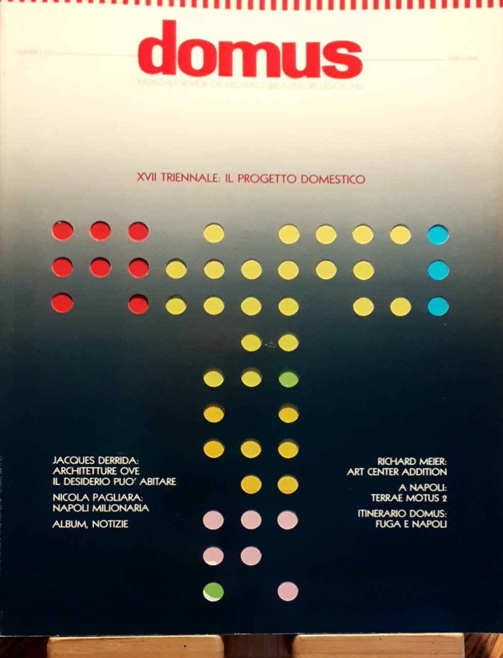 domus architettura design arte numero 671 aprile 1986