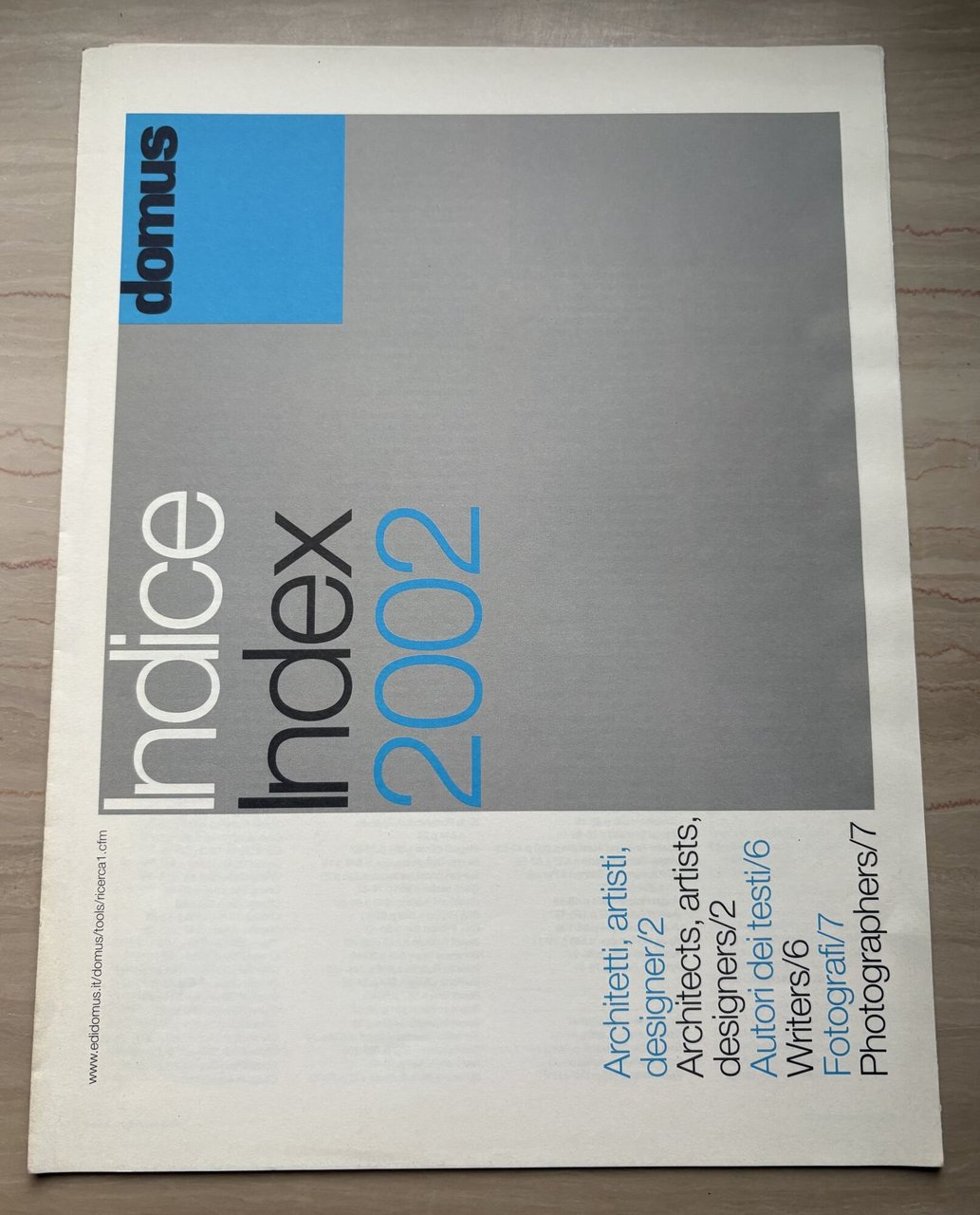 Domus Indice Index 2002