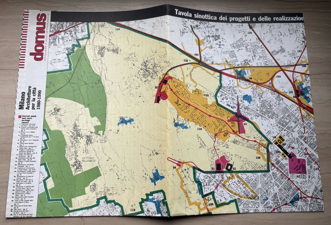 domus. Monthly review of Architecture Interior Design Art. Milano. Architetture … | Immagine principale