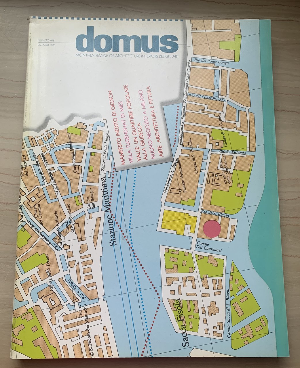 domus. Monthly Review of Architecture Interiors Design Art dicembre 1986 … | Immagine principale