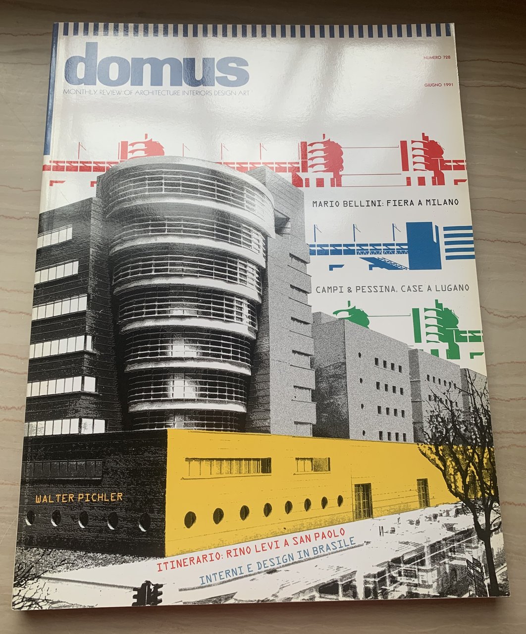 domus. Monthly Review of Architecture Interiors Design Art giugno 1991 …