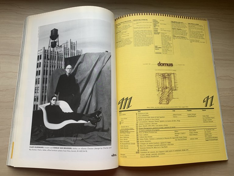 domus. Monthly Review of Architecture Interiors Design Art giugno 1991 …