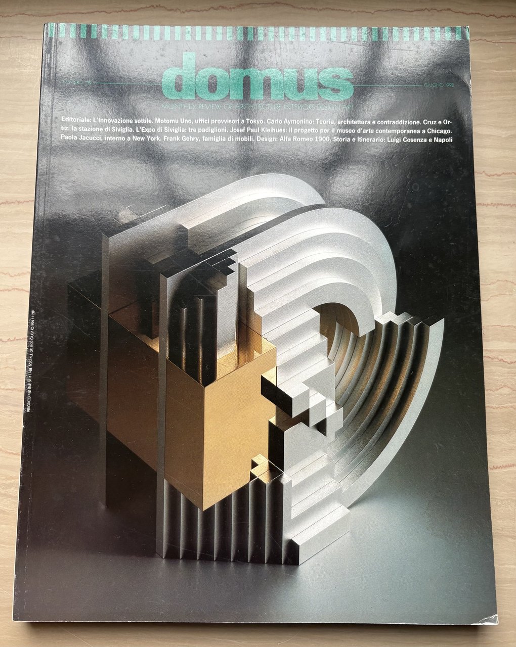 domus. Monthly Review of Architecture Interiors Design Art giugno 1992 … | Immagine principale