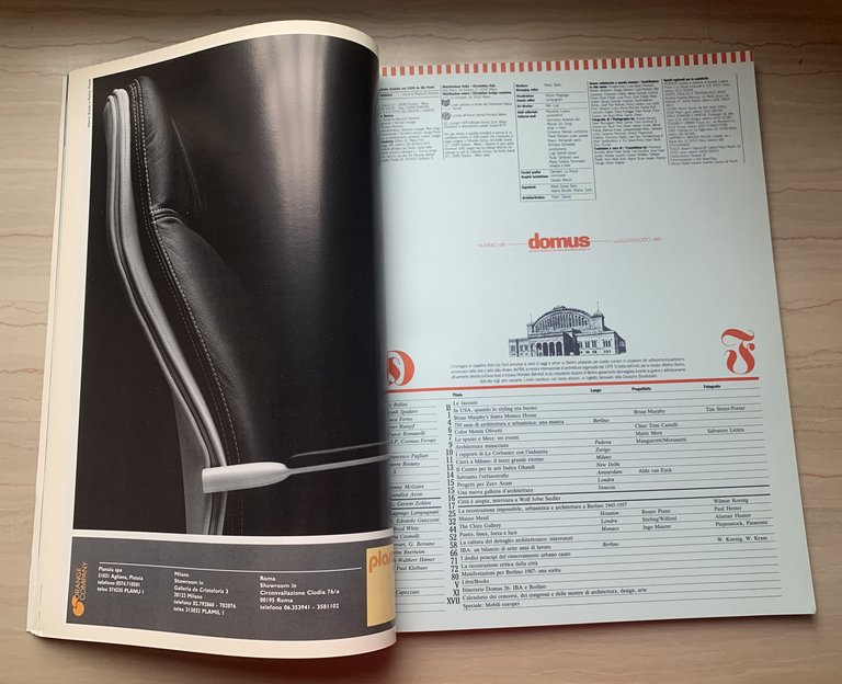 domus. Monthly Review of Architecture Interiors Design Art luglio/agosto 1987 …