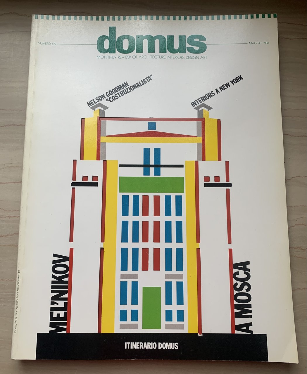 domus. Monthly Review of Architecture Interiors Design Art maggio 1986 …