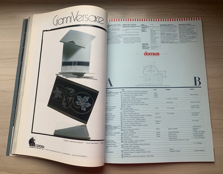domus. Monthly Review of Architecture Interiors Design Art marzo 1986 …