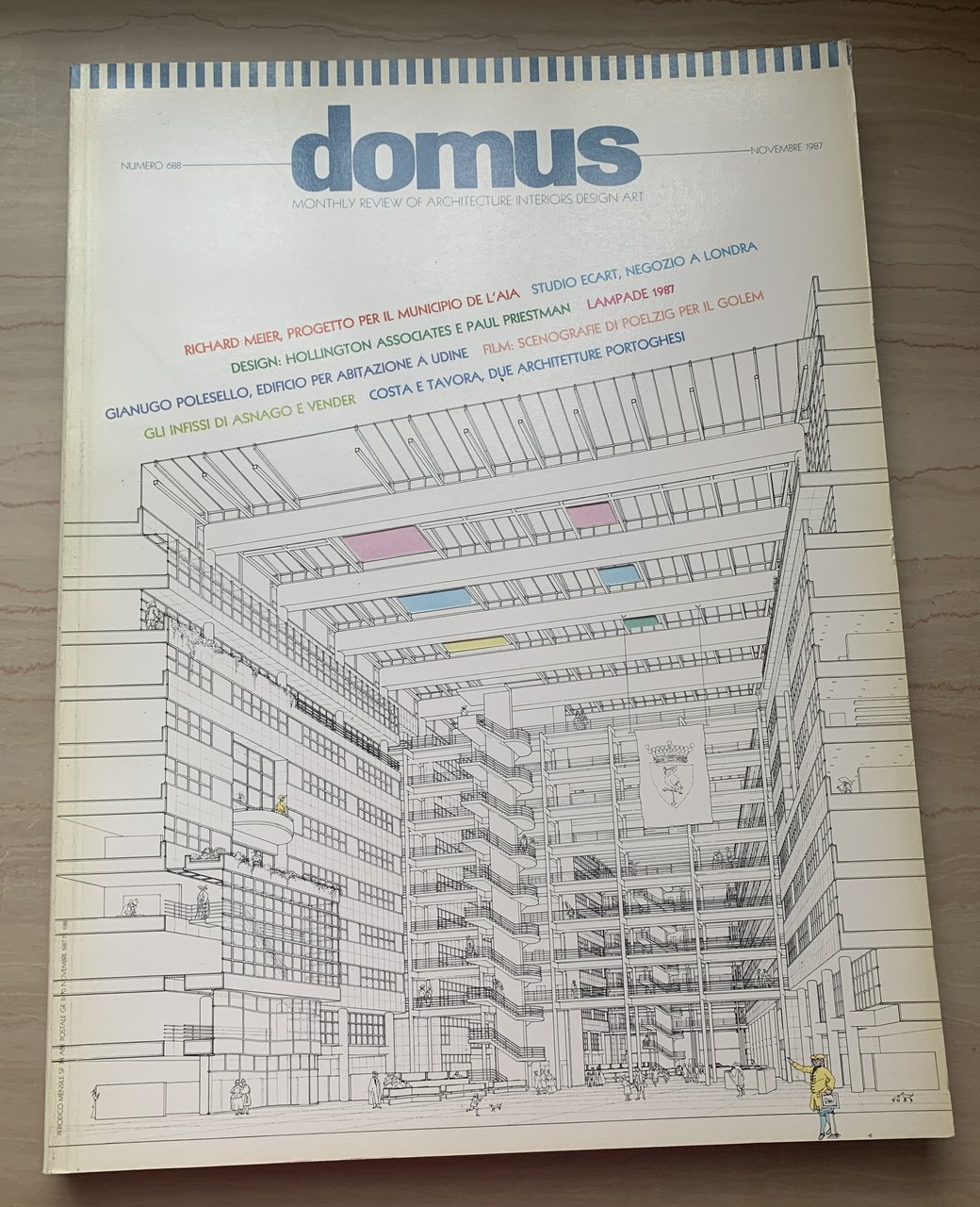 domus. Monthly Review of Architecture Interiors Design Art novembre 1987 …