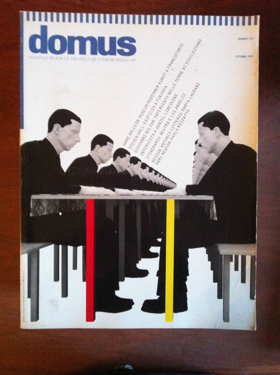 Domus n^ 731 Ottobre 1991 Cover: Katharina Fritsch - E7993