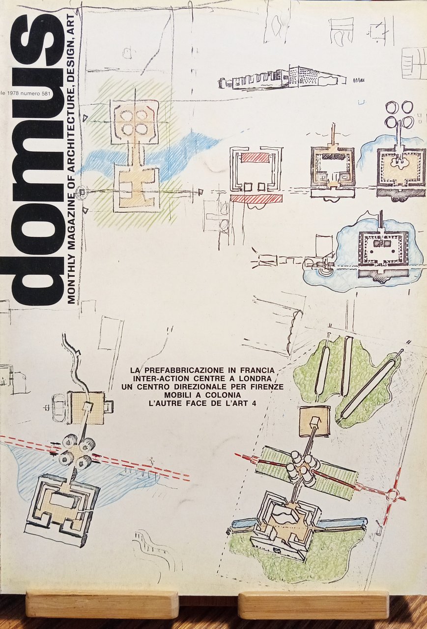 domus numero 581 aprile 1978