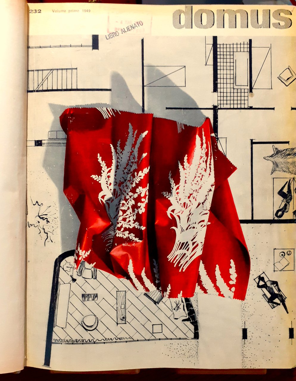 DOMUS rivista di Architettura e design primo semestre 1949 rilegato