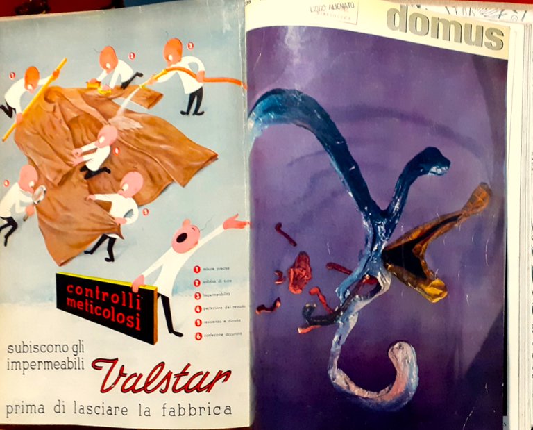 DOMUS rivista di Architettura e design primo semestre 1949 rilegato