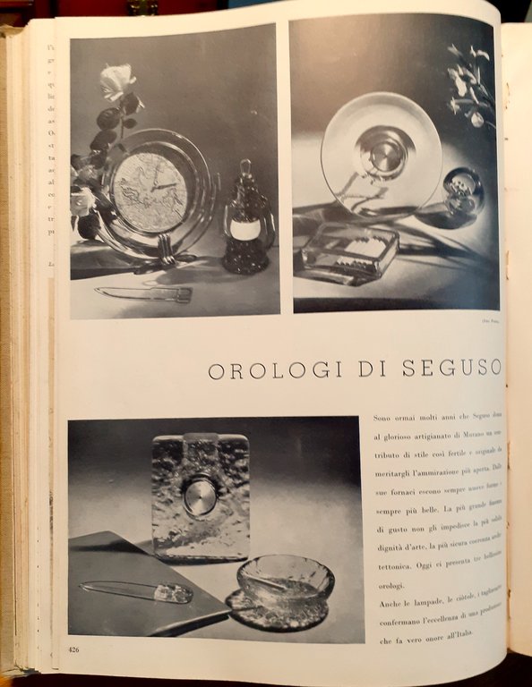 DOMUS rivista di Architettura e design secondo semestre 1943 rilegato