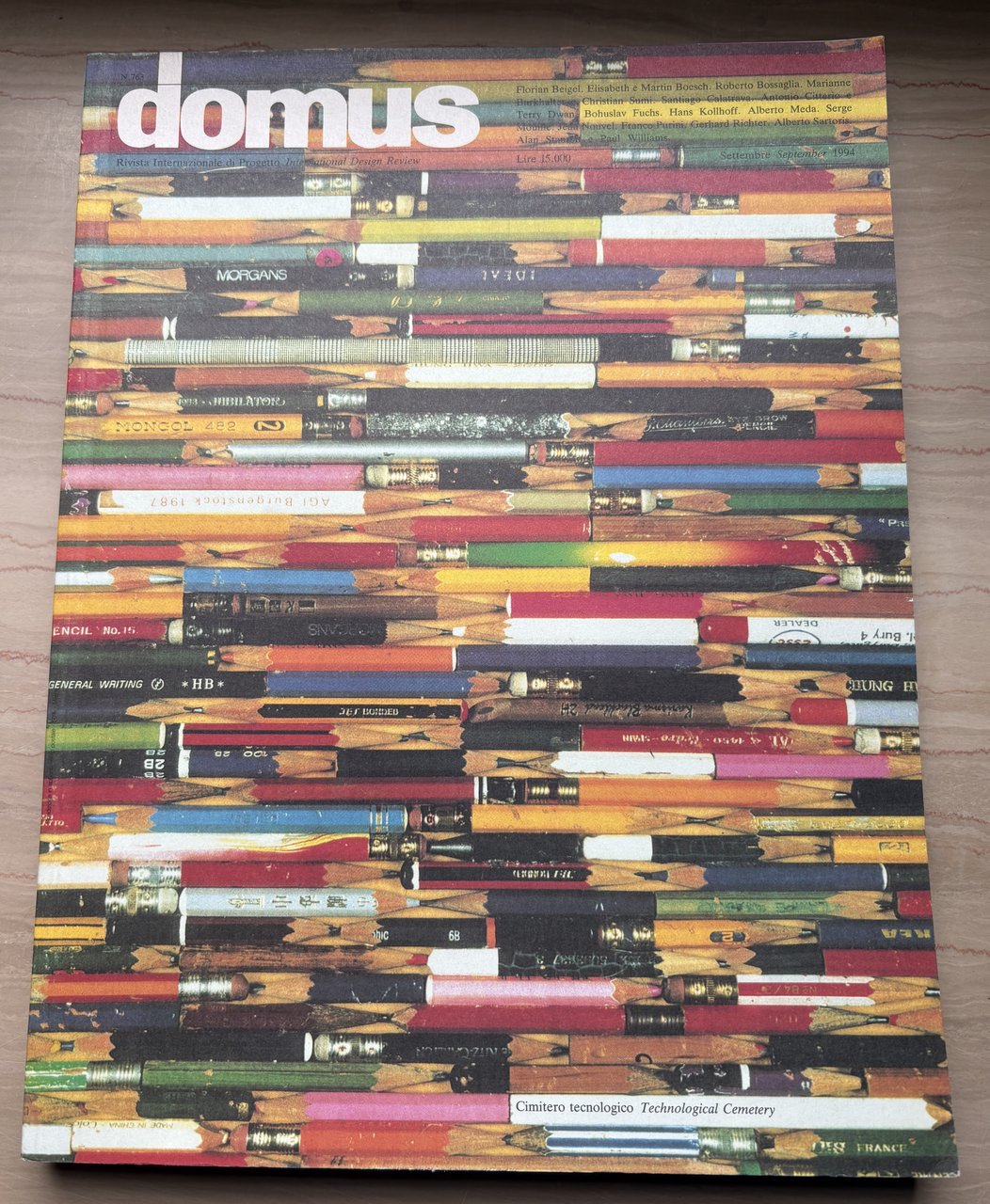 domus. Rivista Internazionale di Progetto / International Design Review Settembre … | Immagine principale