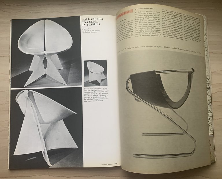 domus rivista mensile architettura arredamento arte 434 gennaio 1/1966