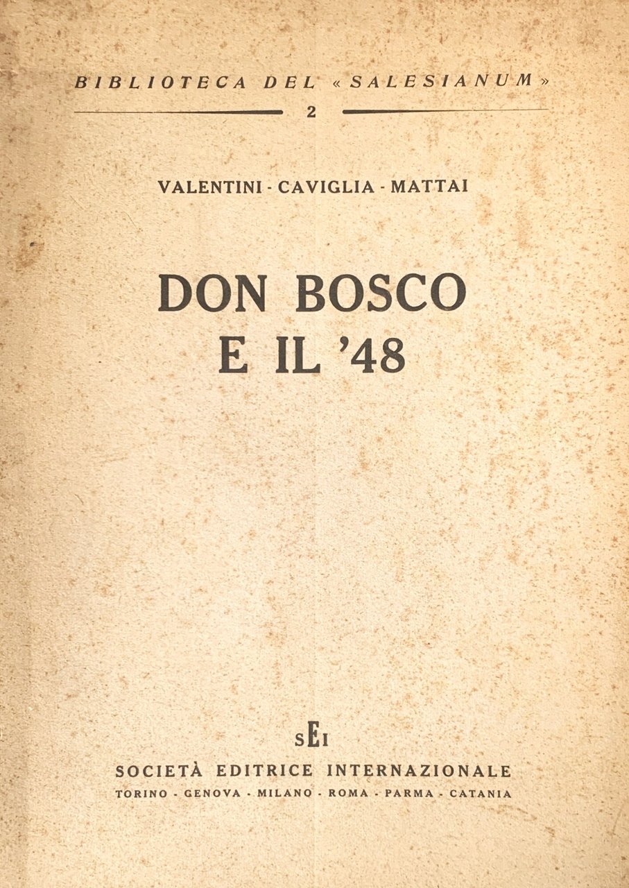 Don Bosco e il '48