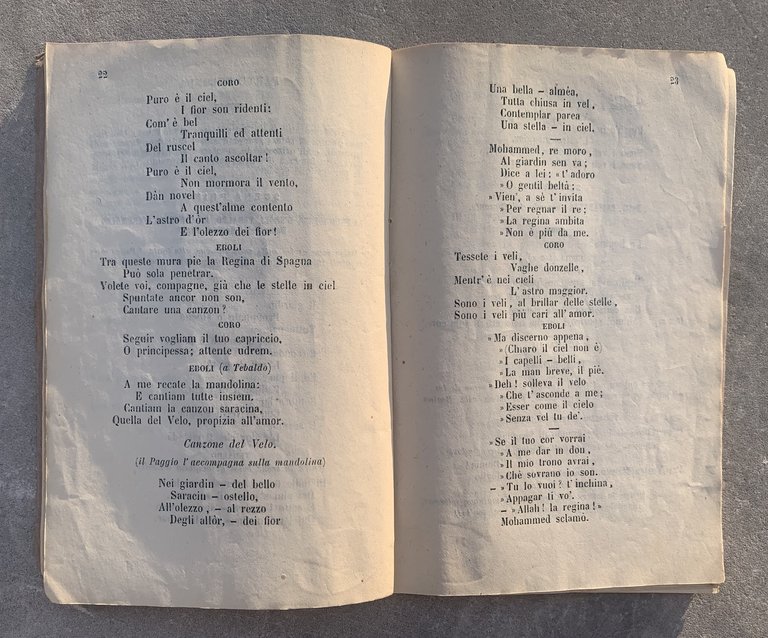 Don Carlo. Opera in cinque atti