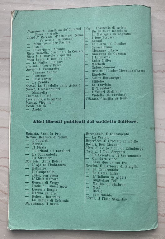 Don Giovanni ossia Il dissoluto punito. Melodramma giocoso in due …