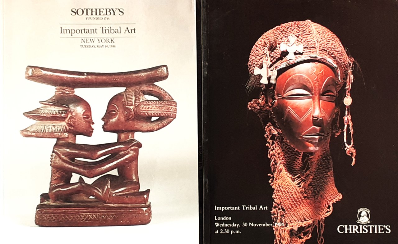 Due Cataloghi auction Tribal Arte 1988-1994