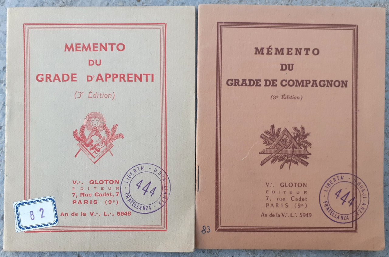 Due fascicoli Libertà - Uguaglianza - Fratellanza 1963