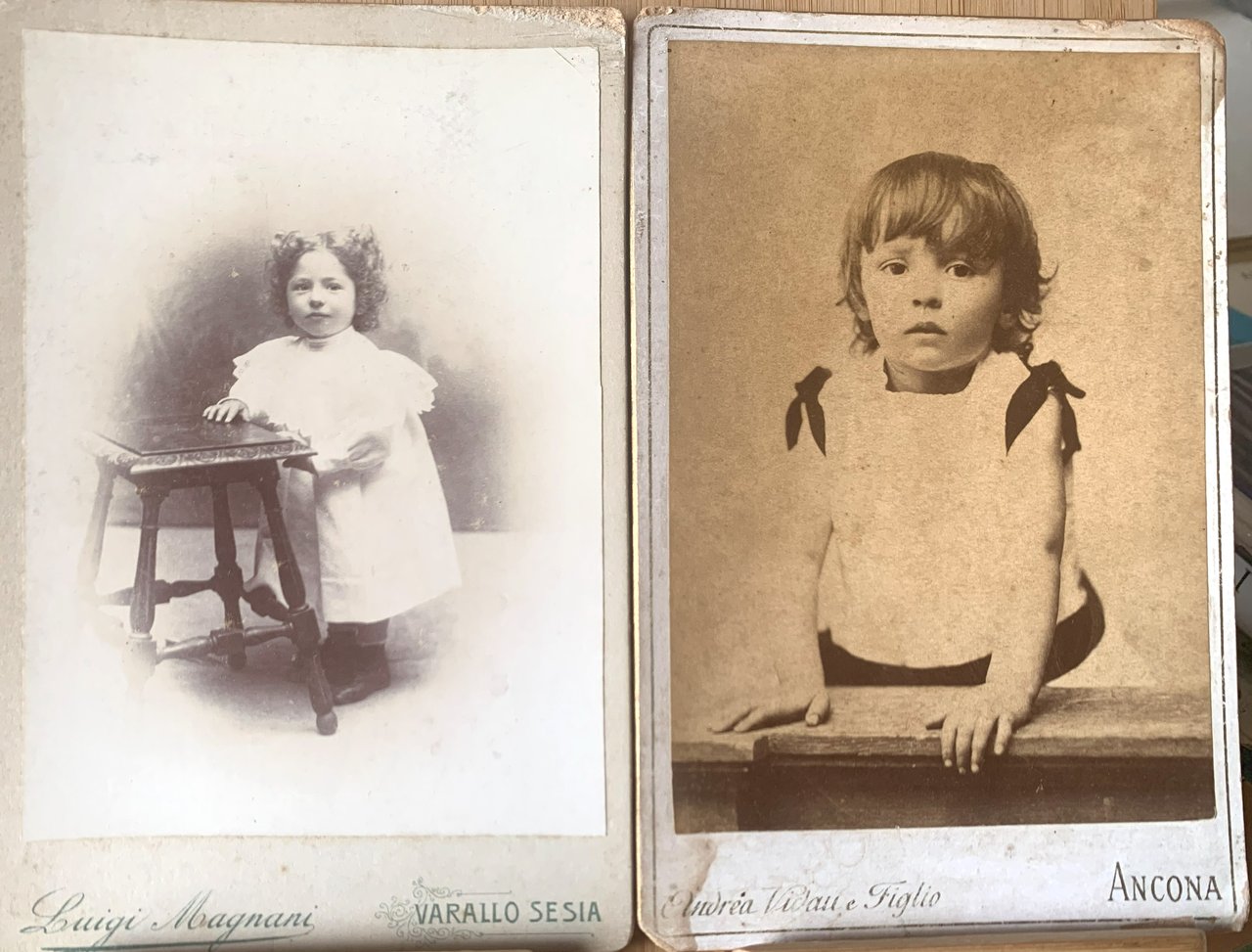 Due fotografie formato cabinet | Immagine principale