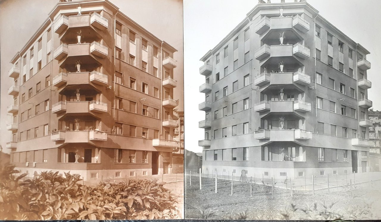 Due fotografie originali documenti architettonici in Via Montevecchio, 19 Torino … | Immagine principale