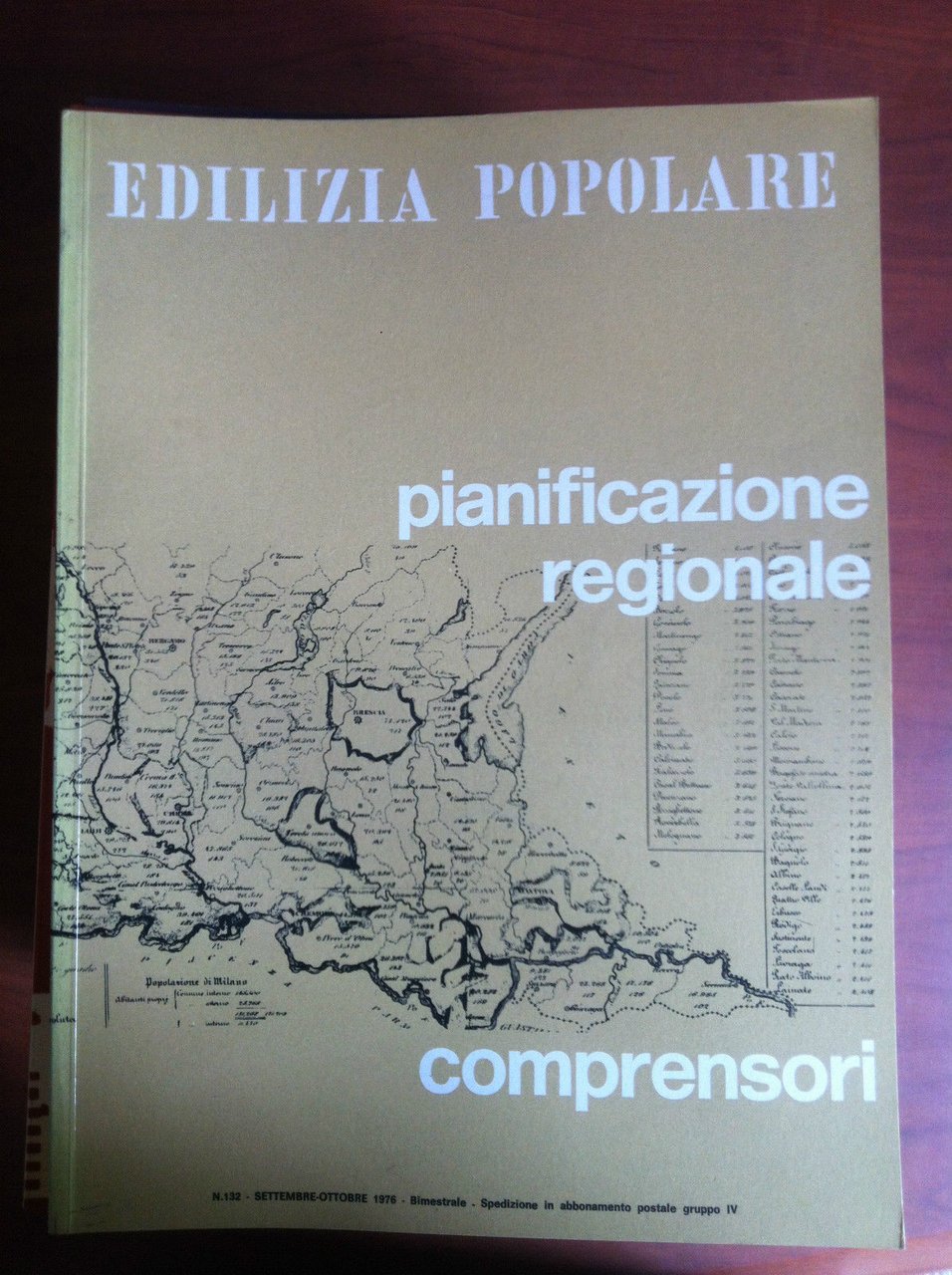 Edilizia Popolare n^ 132 Settembre/Ottobre 1976 - E17550