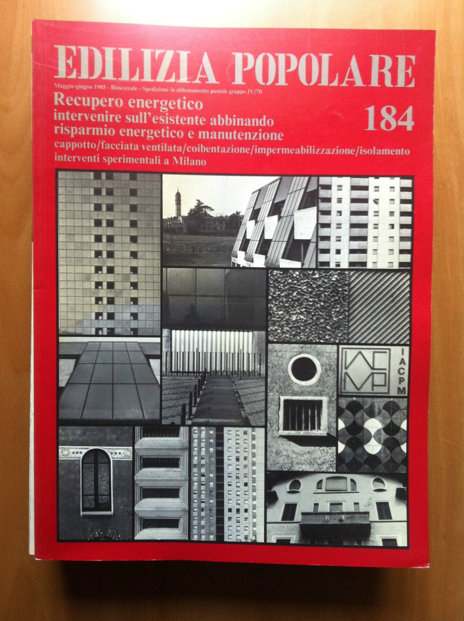 Edilizia Popolare n^ 184 Maggio/Giugno 1985 - E17496
