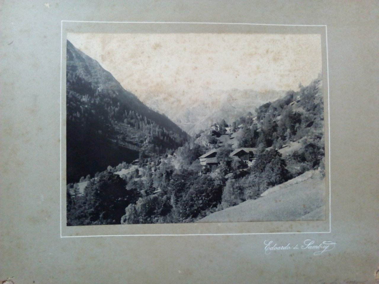 Edoardo di Sambuy foto originale Ca di Janzo inizi '900