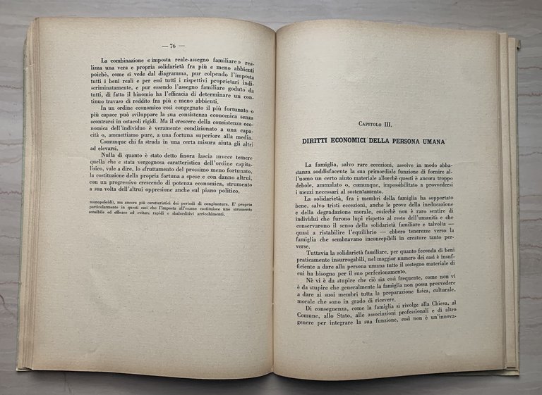 Elementi per un Piano Organico di Economia Sociale