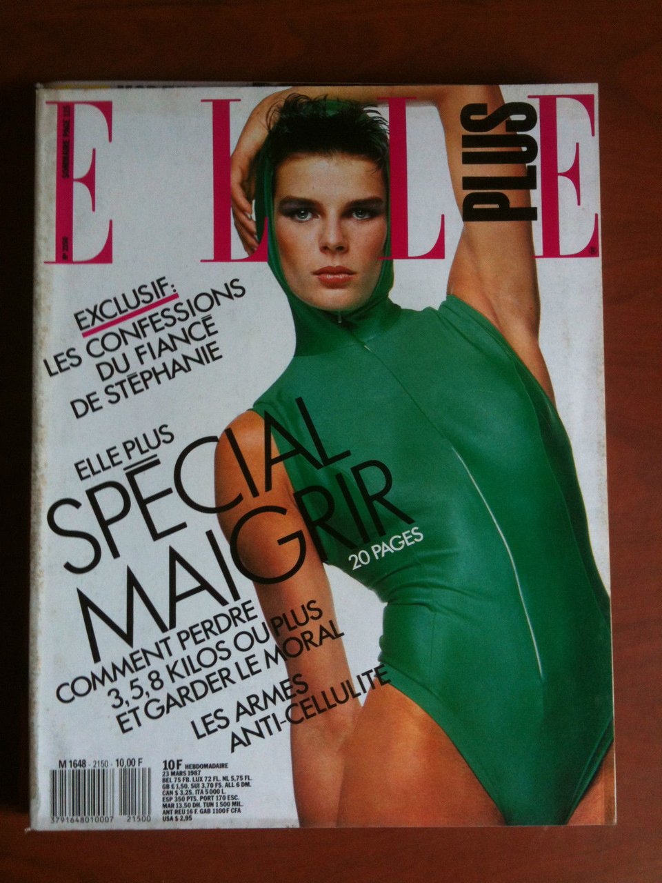 ELLE France n^ 2150 Mars 1987 Couveture: Stéphanie De Monaco
