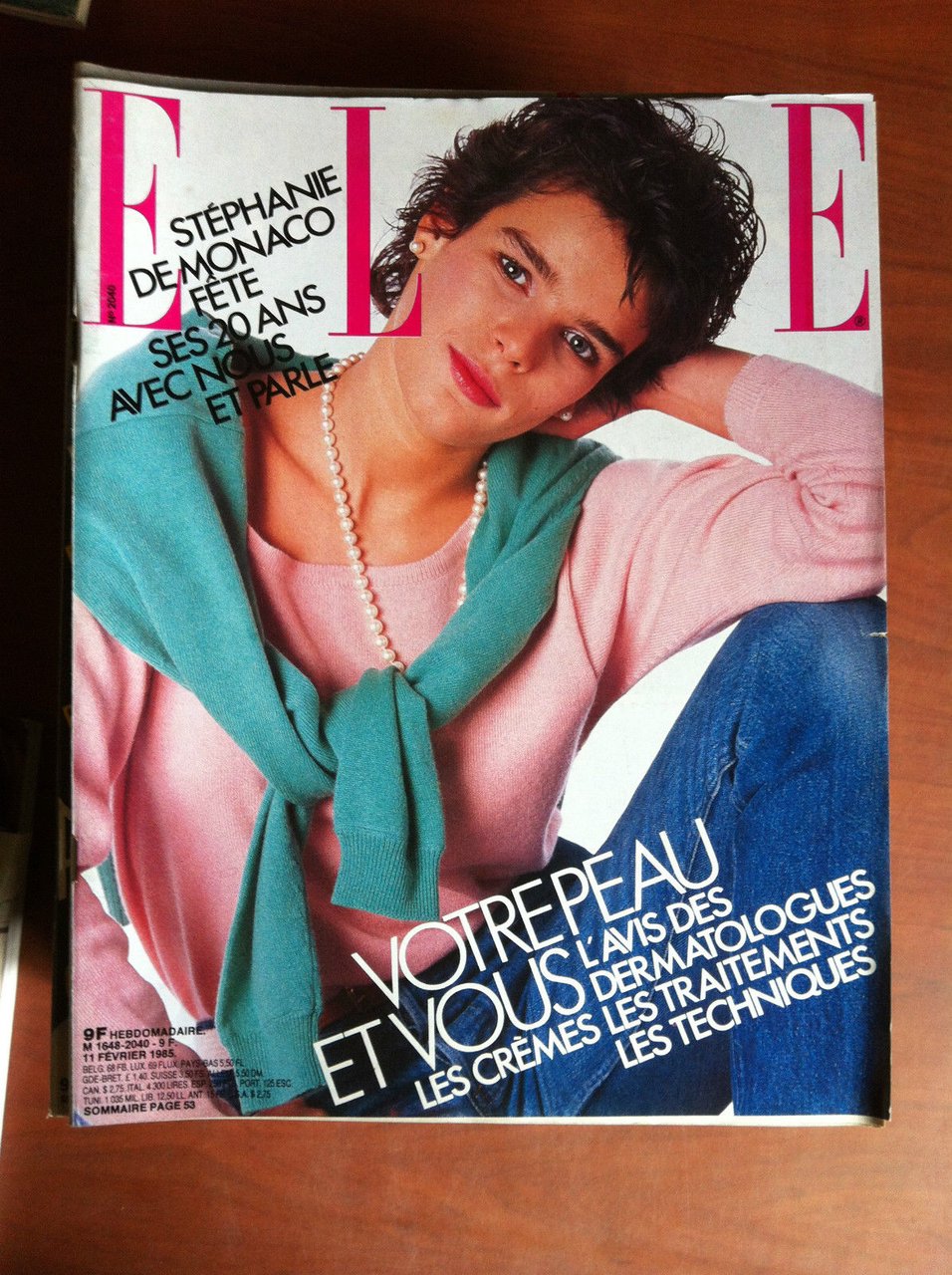 ELLE n^ 2040 Février 1985 Cover: Stéphanie De Monaco - …