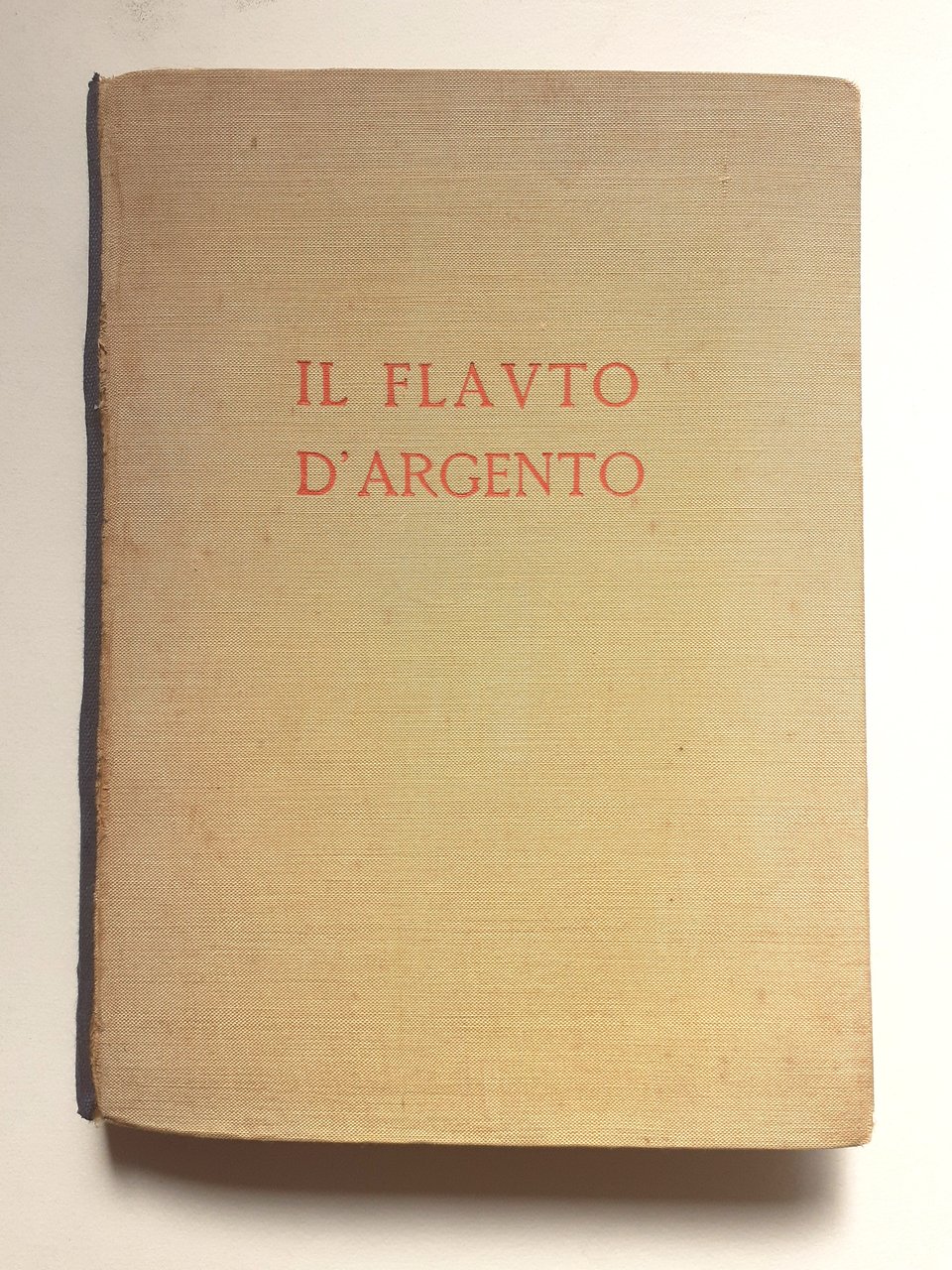 Emanuele Sella Poesie "Il flauto d'argento" 1932