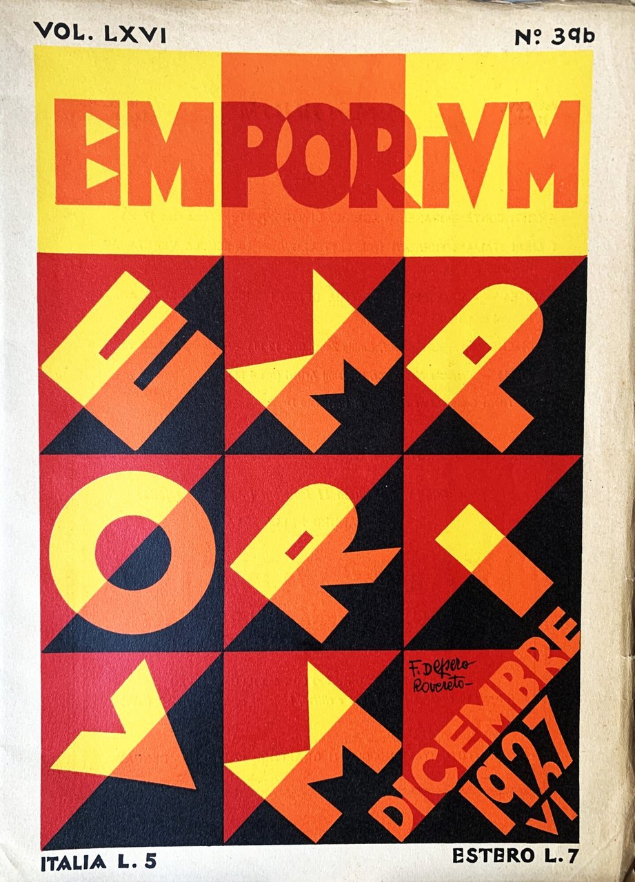 Emporium. Rivista Mensile Illustrata d'Arte e Coltura- N. 396 - … | Immagine principale