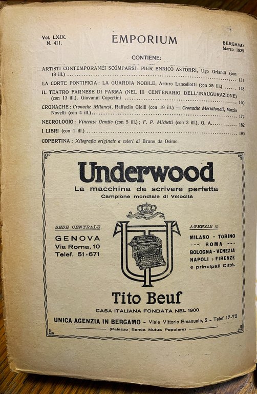 Emporium. Rivista Mensile Illustrata d'Arte e Coltura (Vol. LXIX - …