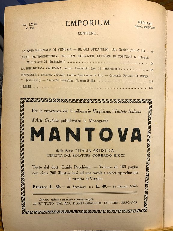 Emporium. Rivista Mensile Illustrata d'Arte e di Coltura (Vol. LXXI … | Immagine Gallery 2