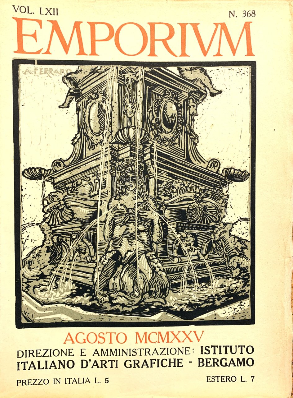 Emporium (Vol. LXII - N. 368 - Agosto 1925) | Immagine principale